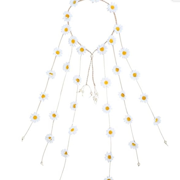Sunflower Headband Women Hippie Headwear -AWAYTR Bohomia Feather Rope Crown Head